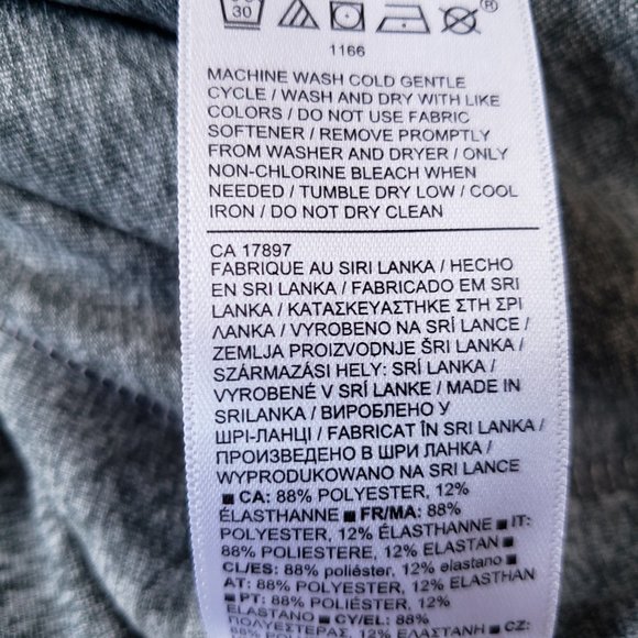 Athleta Uptempo Hoodie Sweatshirt Yoga Top In Metropolis Grey - Picture 12 of 13